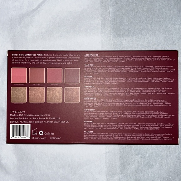 BLINC COSMETICS - Glow Getter Face Palette - Picture 2 of 3